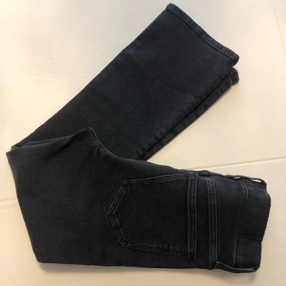 Madewell Cali Demi-Boot Cut Jeans in Starkey Black Wash Size 28 - Picture 10 of 14